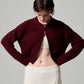 Edie Zip-Up Sweater - Currant