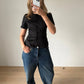 Maison Top - Black