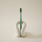 Ceramic Toothbrush Holder - Glossy White