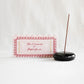 Bubble Glass Incense Holder - Black