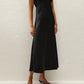 Mina Midi Dress - Black