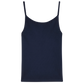 Rib Spaghetti Tank - Navy