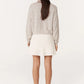 Frannie Silk Mini Skirt - Vanilla Spot