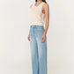 Percy Curve Seam Jeans - Faded Blue