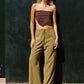 Tia Palazzo Pants - Palm Green