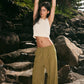 Tia Palazzo Pants - Palm Green