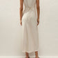 Mina Midi Dress - Polka Dot Antique White