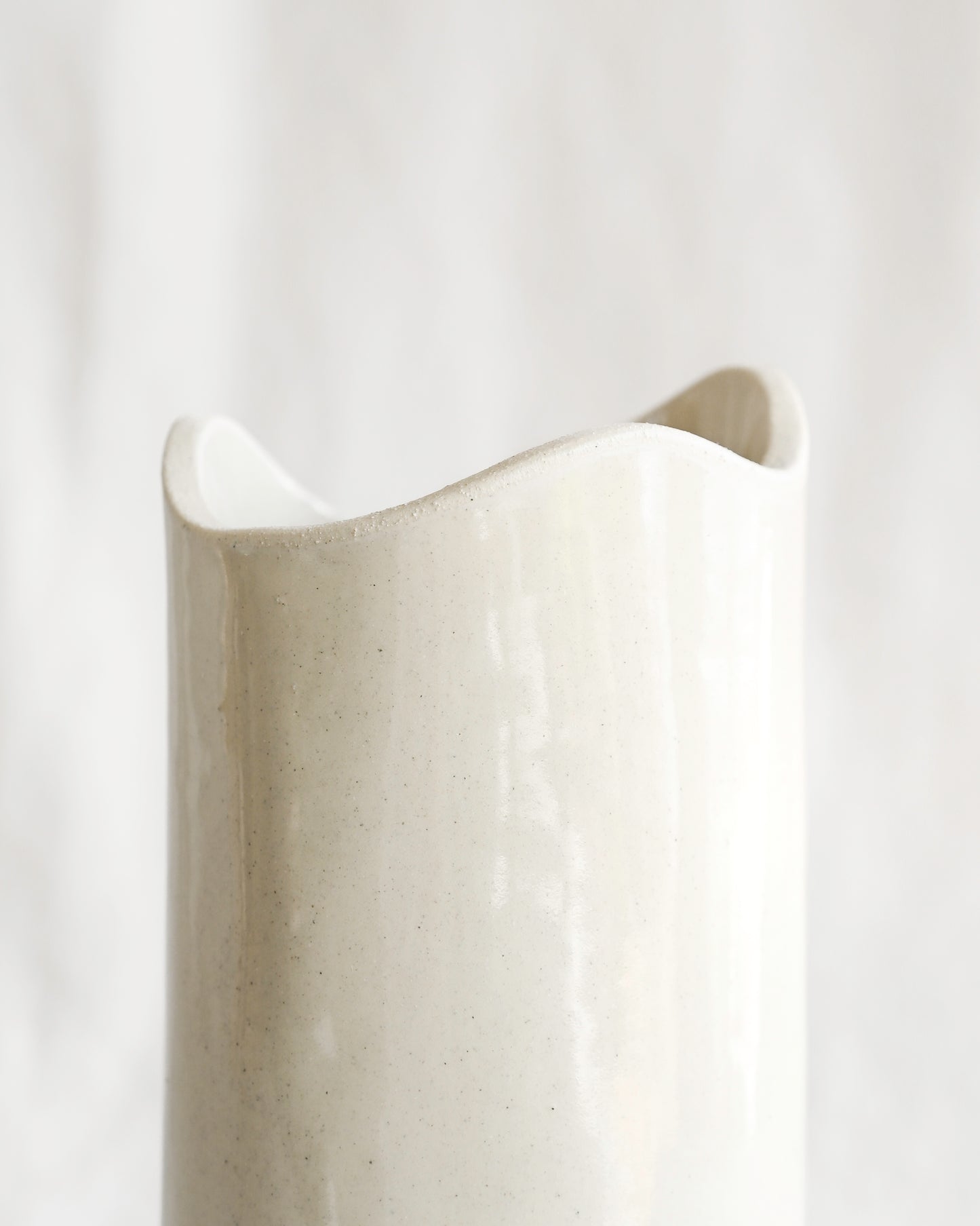 Swell Utensil Holder / Vase - Ivory