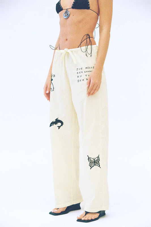 Tattoo Pant - Lemon