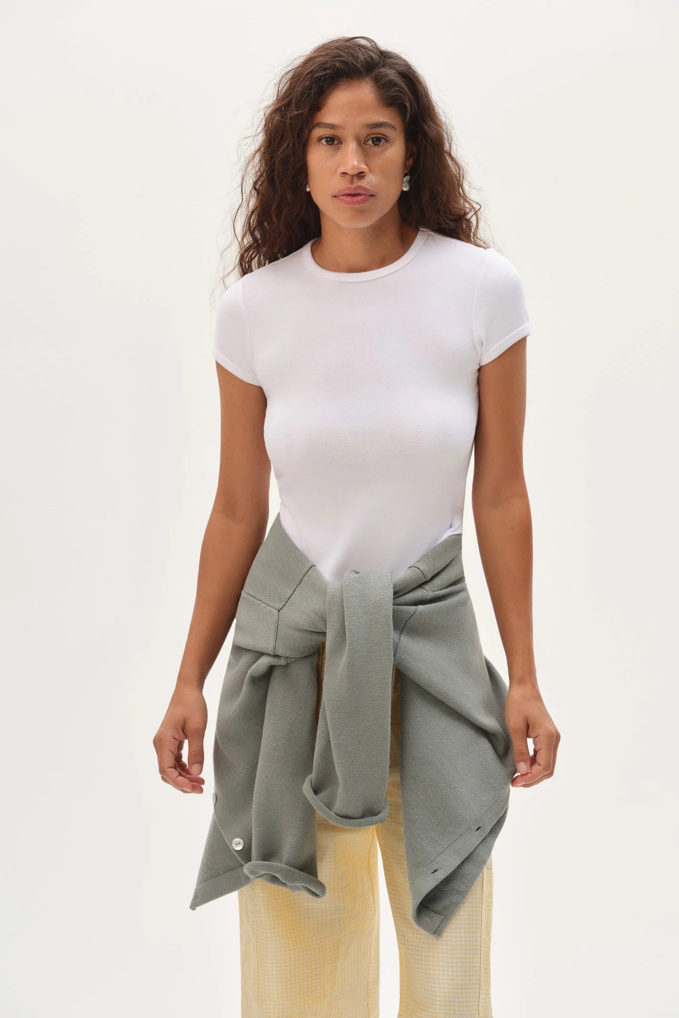 Baby Rib Baby Tee - Powder