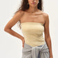 Baby Rib Tube Top - Butter