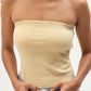 Baby Rib Tube Top - Butter