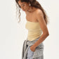 Baby Rib Tube Top - Butter