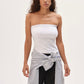 Baby Rib Tube Top - Powder