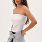 Baby Rib Tube Top - Powder