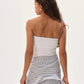 Baby Rib Tube Top - Powder