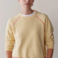 Eco-Terry Contrast Stitch Sweatshirt - Butter