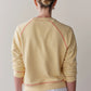 Eco-Terry Contrast Stitch Sweatshirt - Butter
