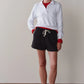Stripe Eco-Terry Short - Jet