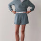 Pop Boxer - Sage Stripe