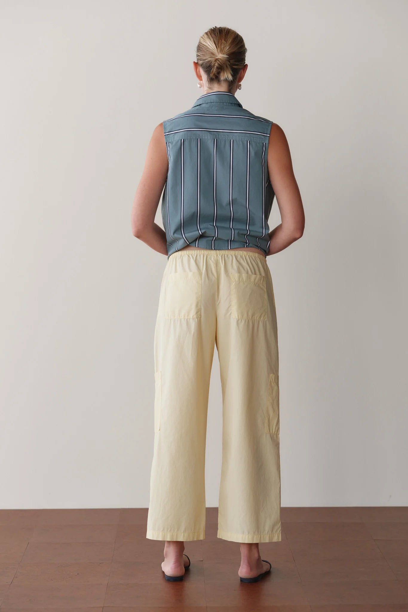 Pop Drawstring Cargo Pant - Butter