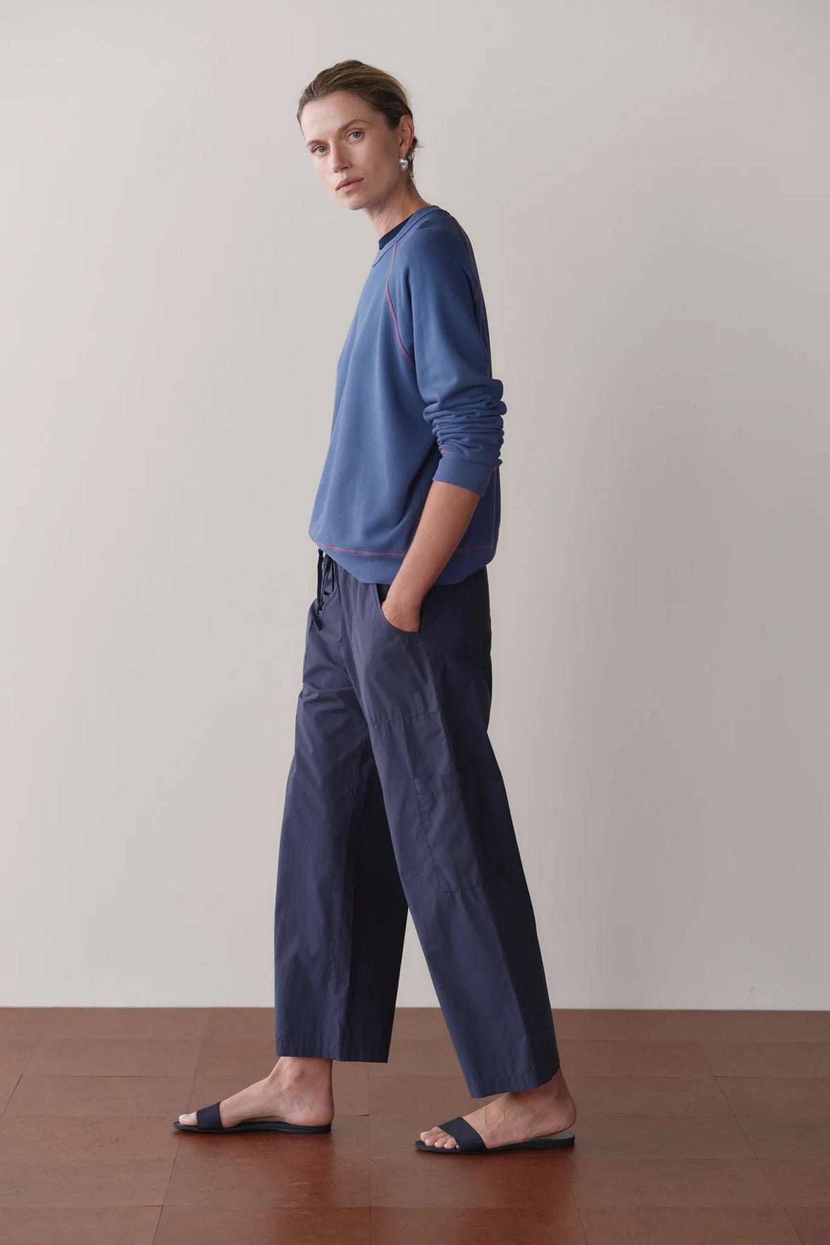 Pop Drawstring Cargo Pant - Midnight