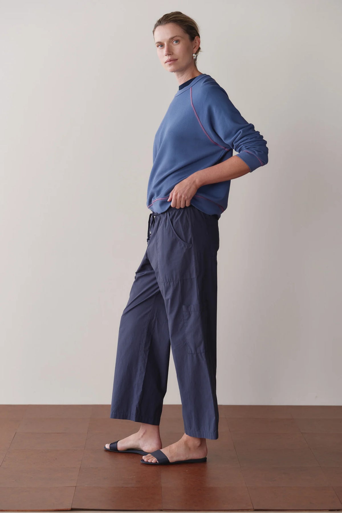Pop Drawstring Cargo Pant - Midnight