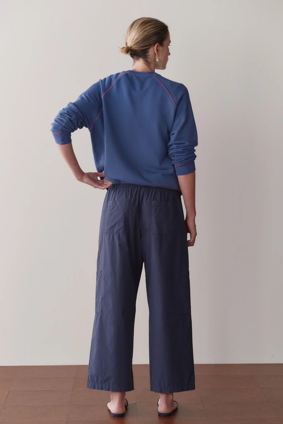 Pop Drawstring Cargo Pant - Midnight