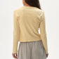 Varied Rib Cardi - Butter