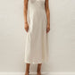 Mina Midi Dress - Polka Dot Antique White