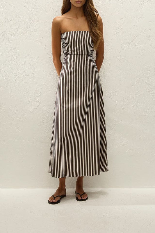 Casimiro Dress - Rita Stripe Port