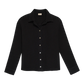 Waffle Button Down - Black