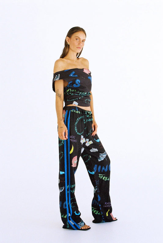 Wellness Pant - Black / Blue