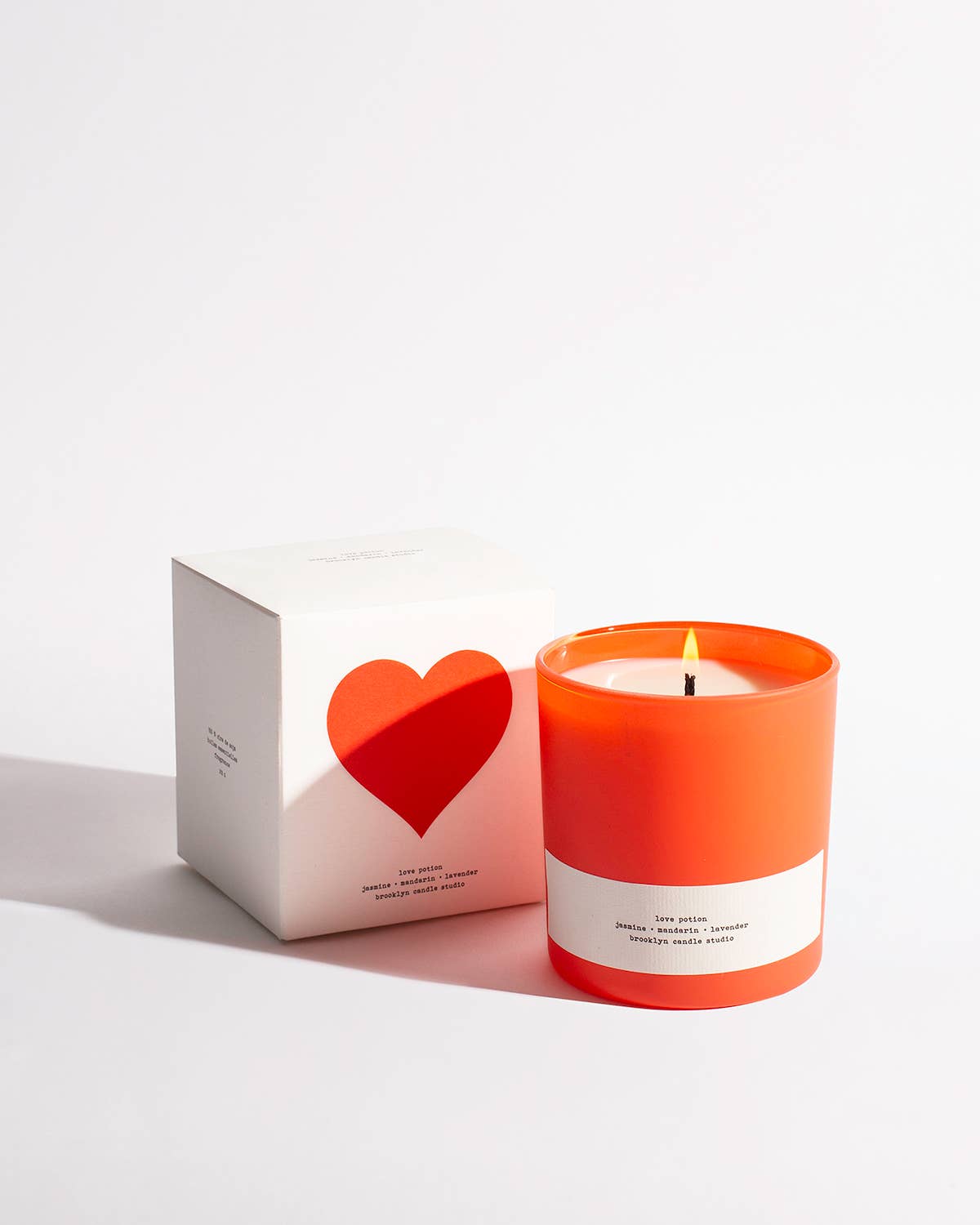 Love Potion Red Glass Candle